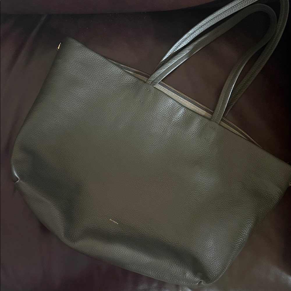 Cuyana Classic Tote in Olive
